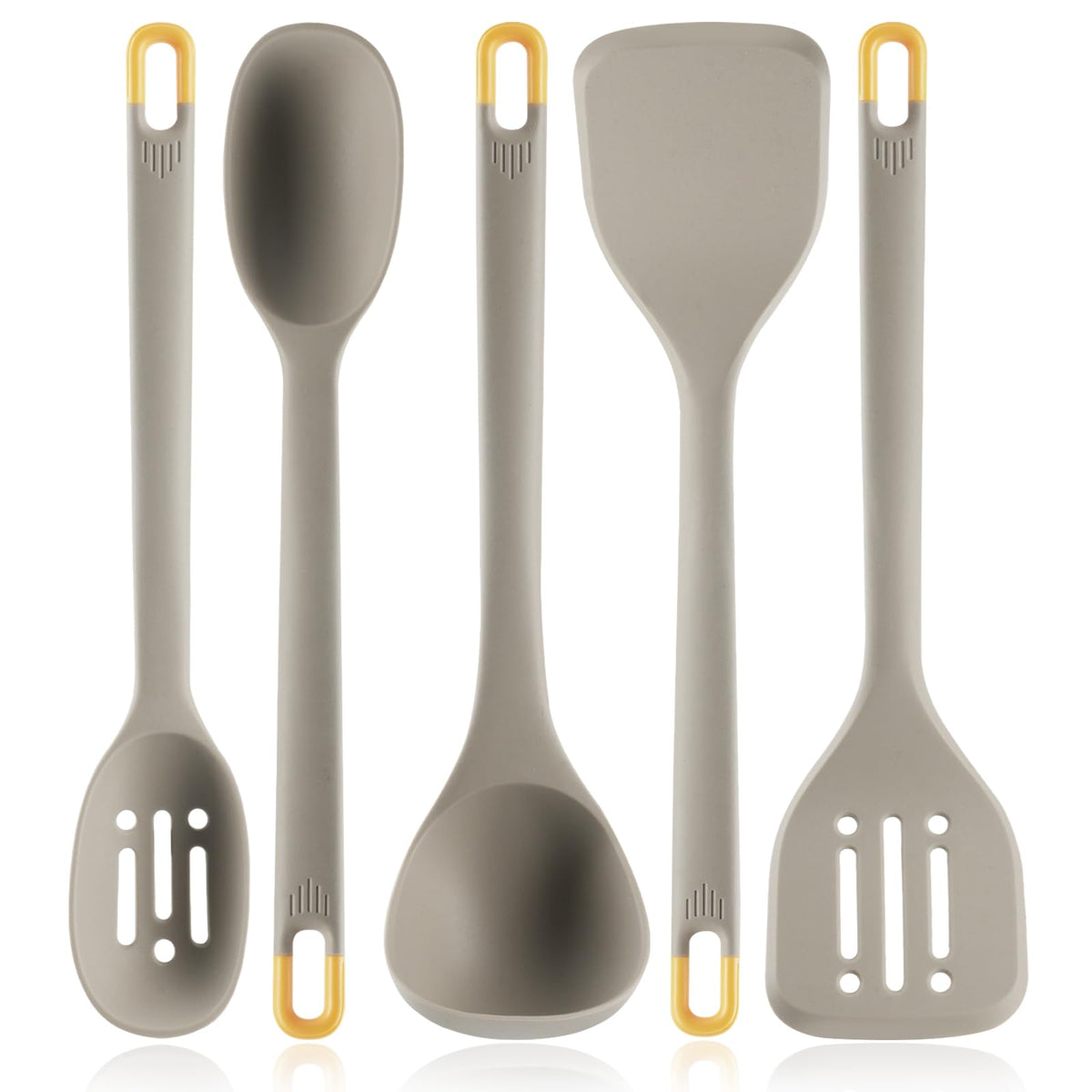 MOACC silicone large solid turner for flipping without scratching non-stick pans