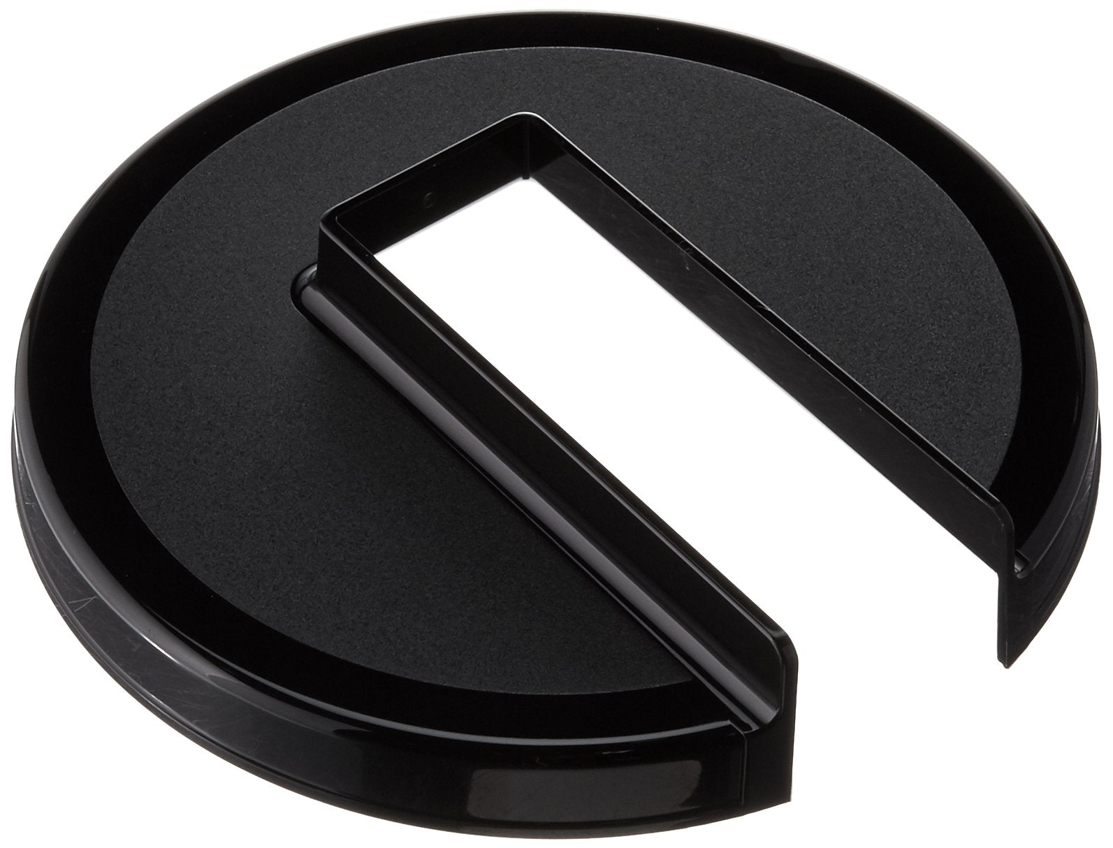 Moccamaster 13114 brew basket lid in black, a replacement part for compatible models.
