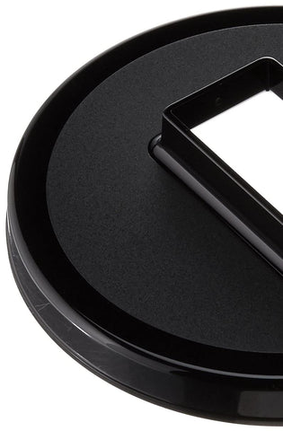 Close-up of the Moccamaster black brew basket lid showing a precise fit.
