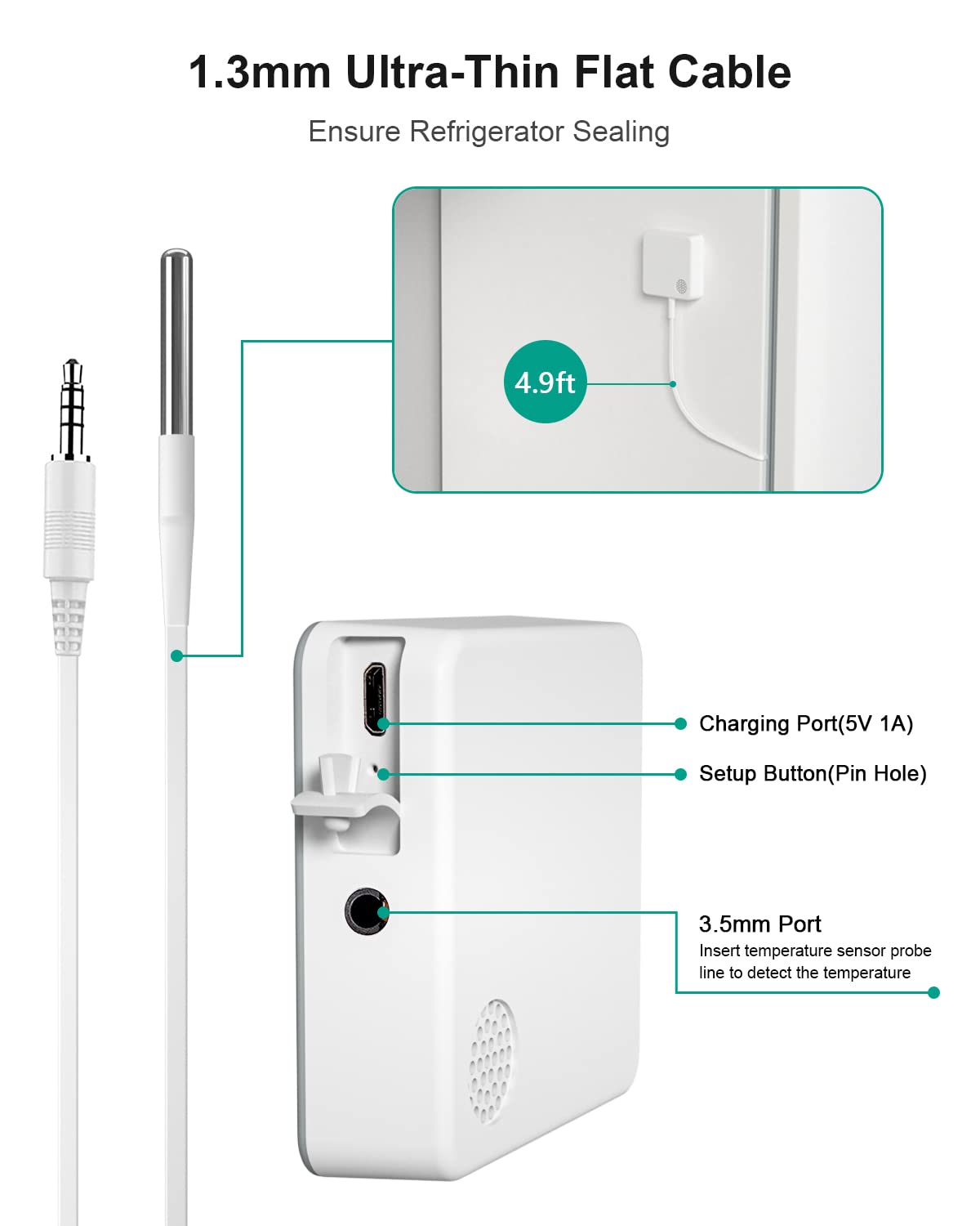 MOCREO alert system with app, email, and audible notifications