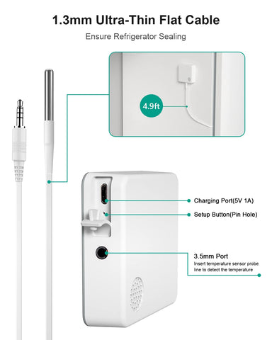 MOCREO alert system with app, email, and audible notifications
