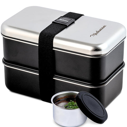 Modaniam leak-proof stackable bento box with secure lid for on-the-go meals.