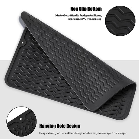 MODENGKONGJIAN dish drying mat withstands heat up to 450°F
