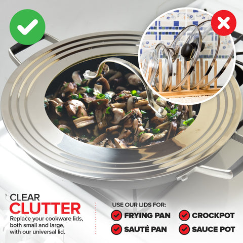 Modern Innovations clear view lid top lets you monitor progress at a glance