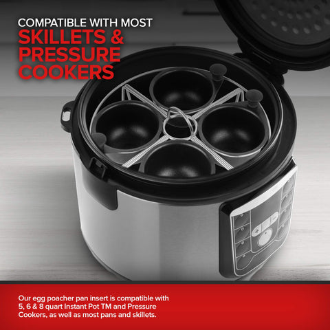 Modern Innovations dishwasher-safe poacher simplifies cleanup after breakfast