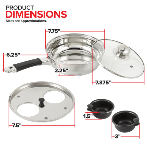 Modern Innovations egg cups with nonstick coating for easy release