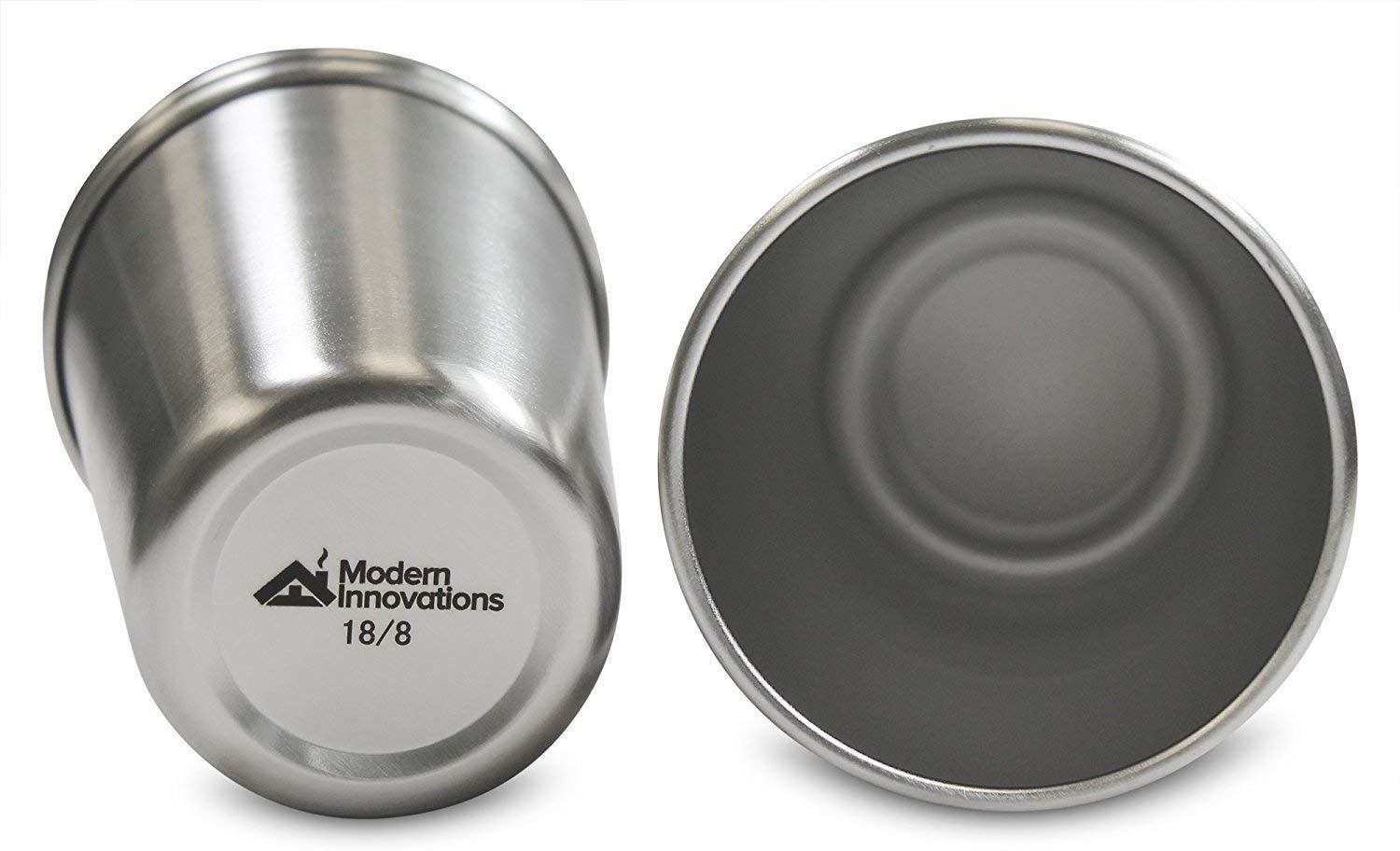 Modern Innovations gift-ready stainless cup set adds modern elegance to any occasion.