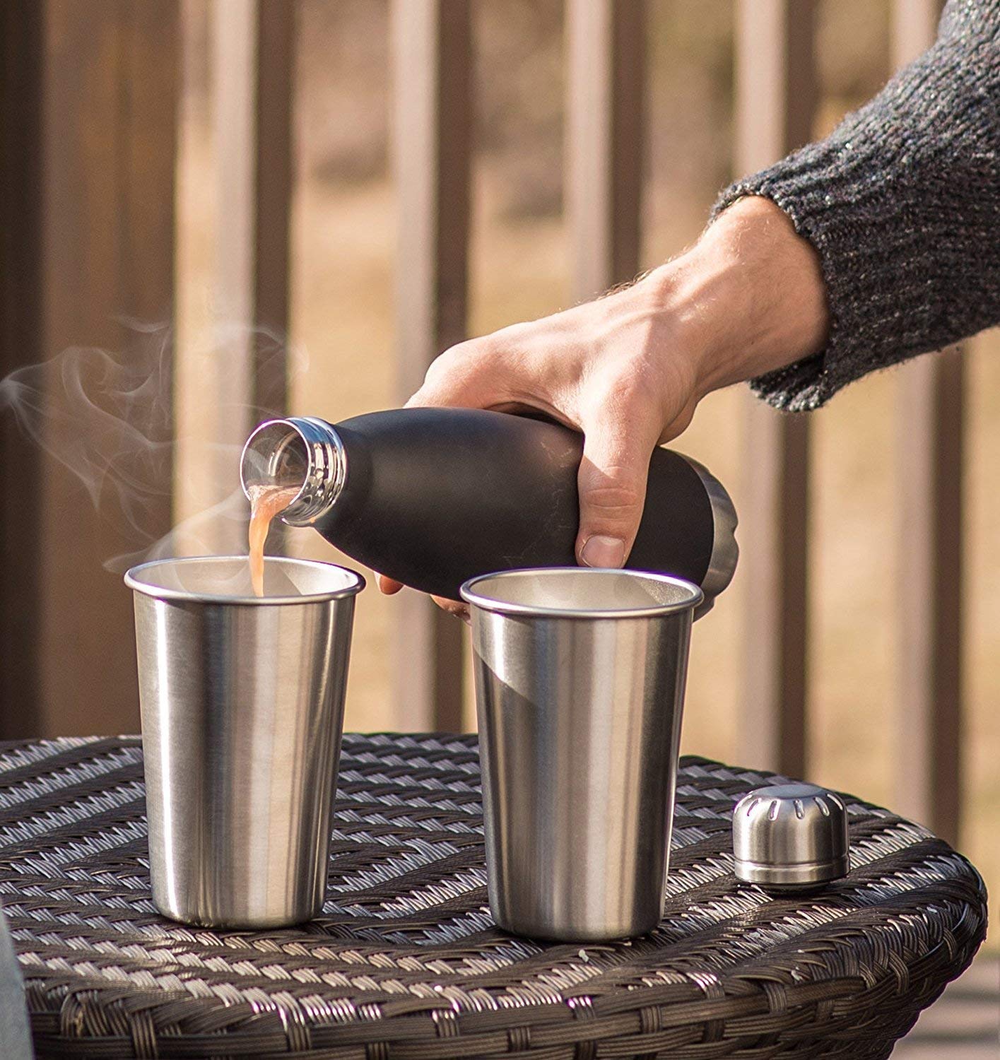 Modern Innovations lead-free BPA-free cup offers clean tasting performance for every beverage.