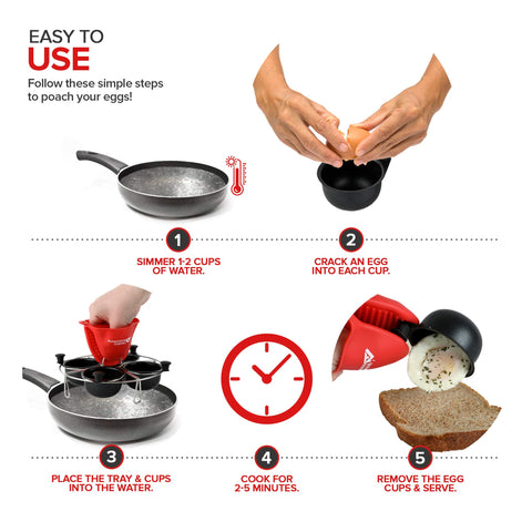 Modern Innovations stainless-steel-poacher-tray for durable, easy cleaning use