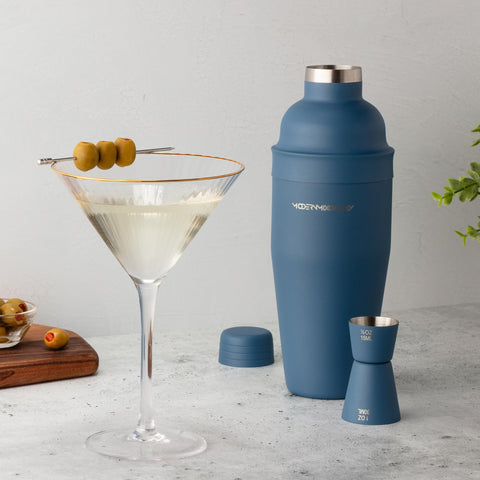 Modern Mixology set elevates home entertaining with sleek, minimalist design.