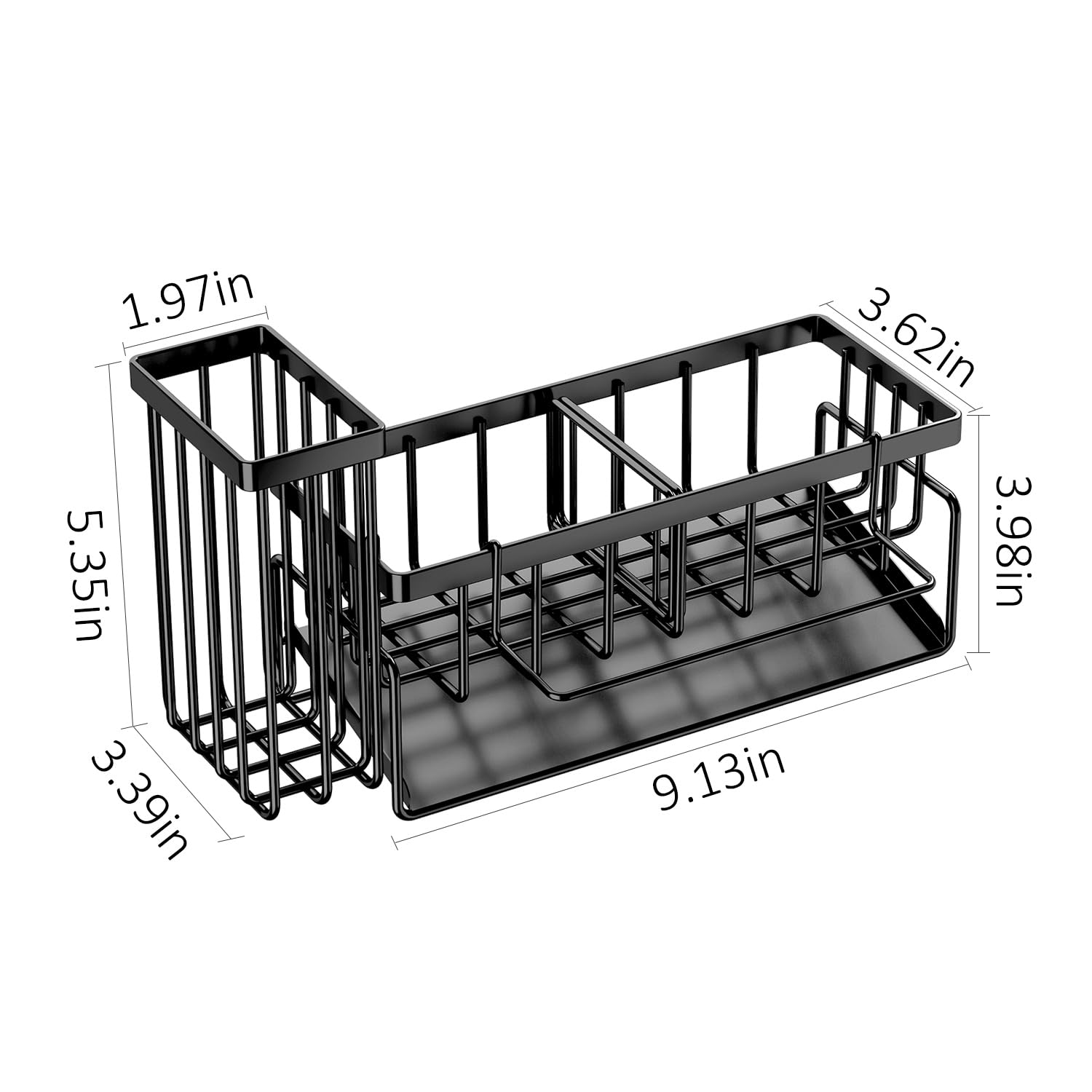 MODRACKLY unbox-ready sink organizer delivers instant organization.