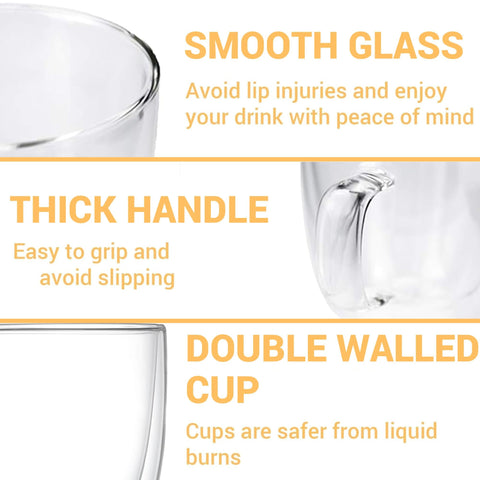Modvera floating-effect glass mug enhances visual appeal during coffee rituals