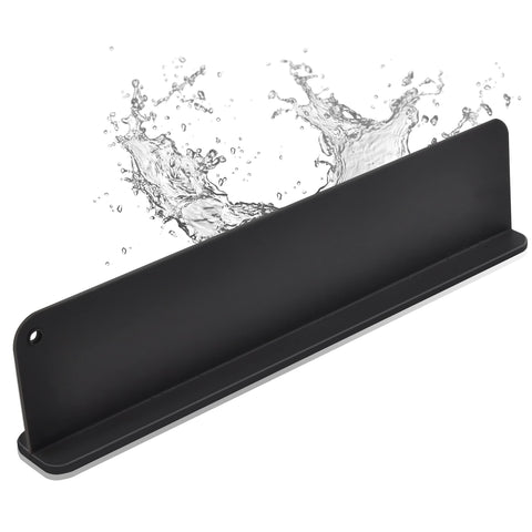 Mofason silicone sink splash guard front view with suction cups ready to protect your workspace