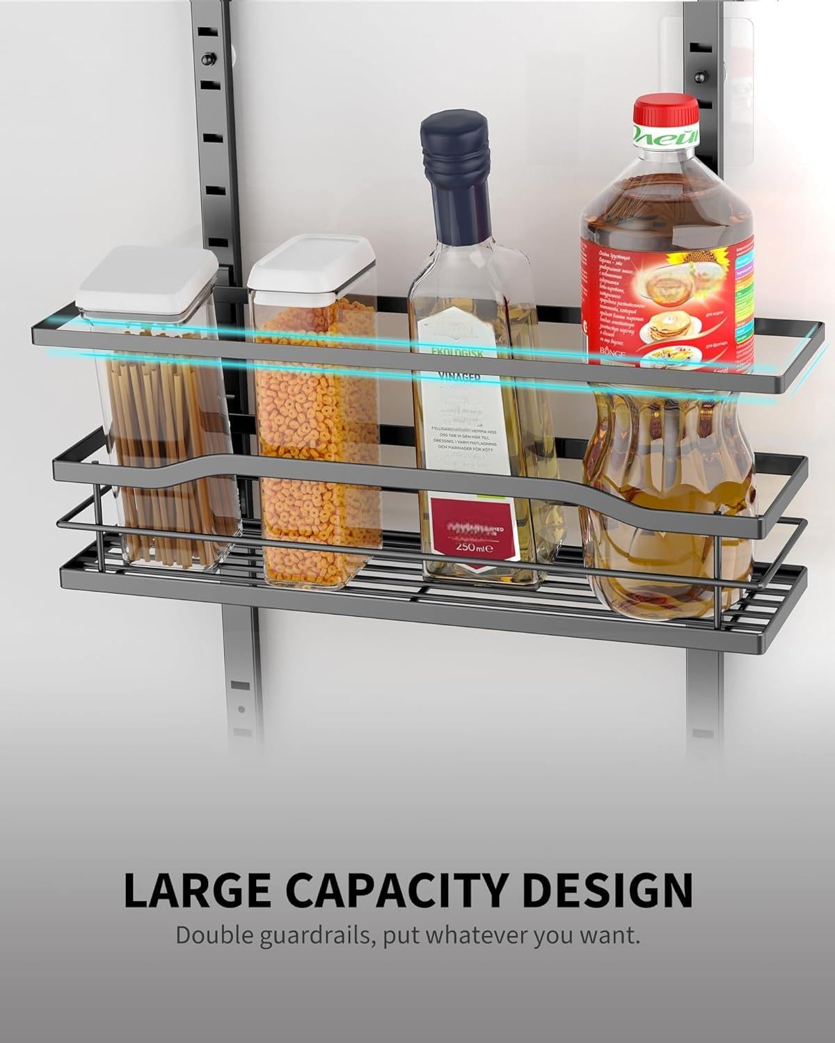 Moforoco bathroom storage on door offers compact, versatile organization.