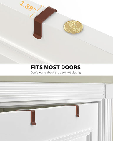 Moforoco Bronze 9-Tier door-mounted storage with durable metal