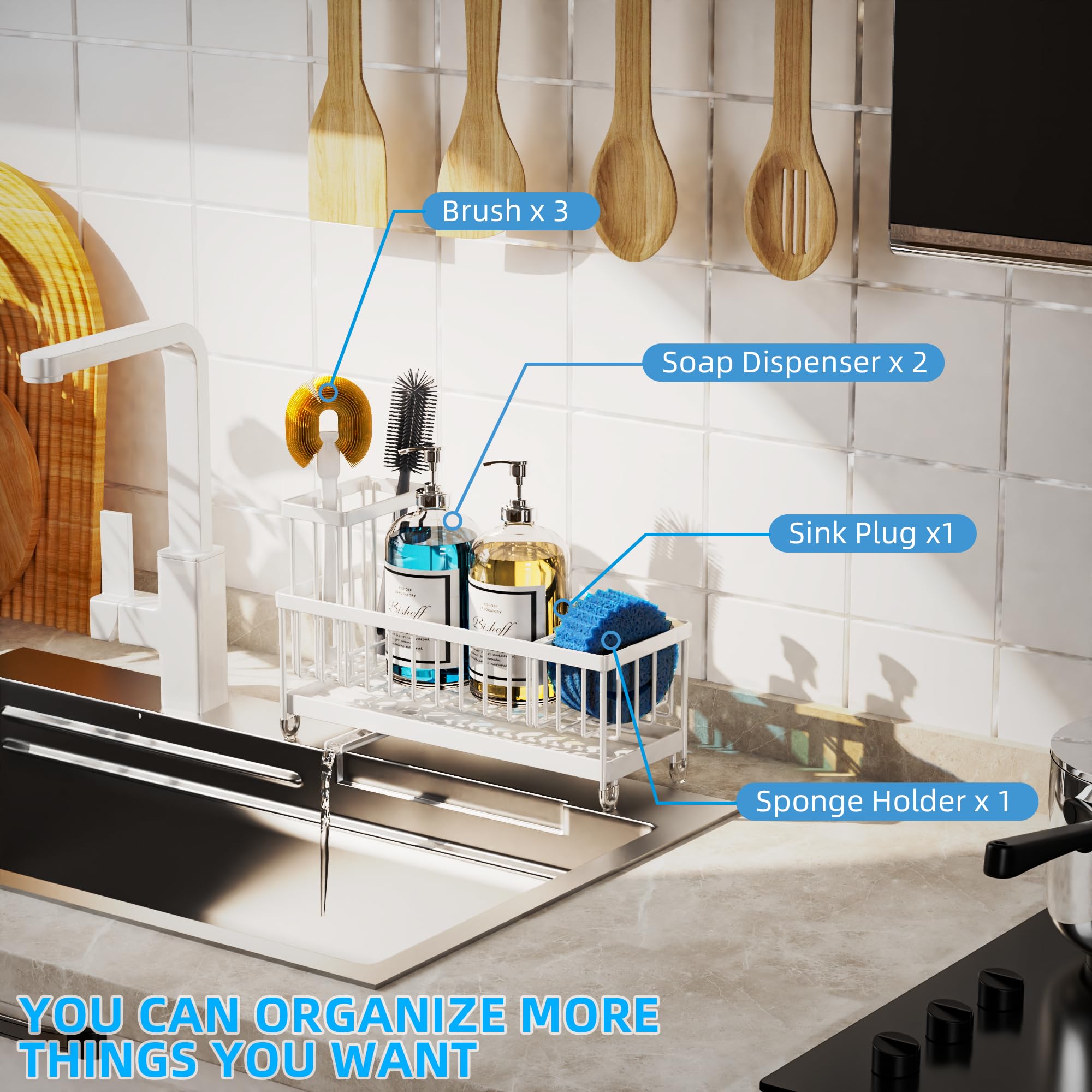 Moforoco brush storage clearance prevents bristles from slipping during use.
