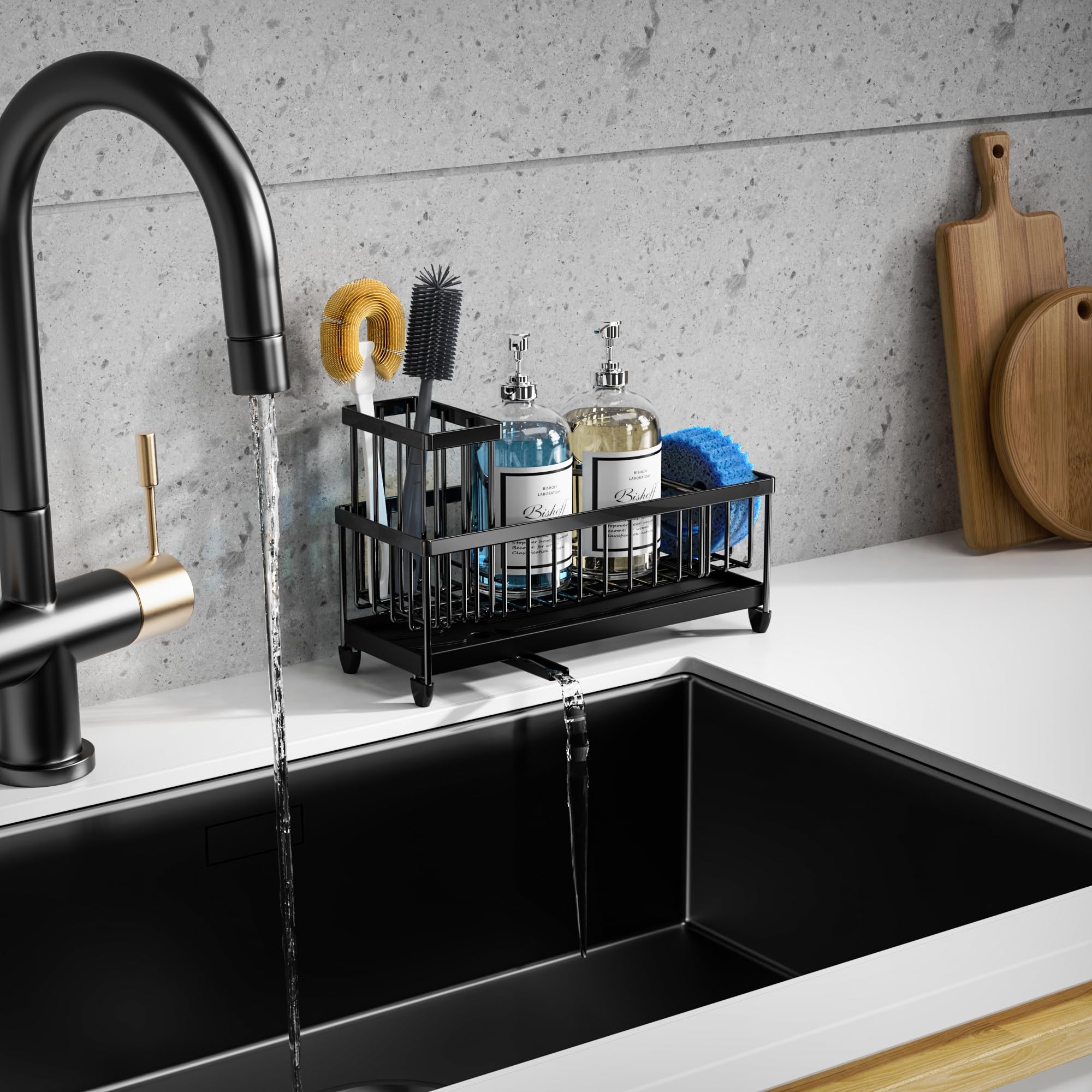 Moforoco no-installation-needed design fits any sink countertop