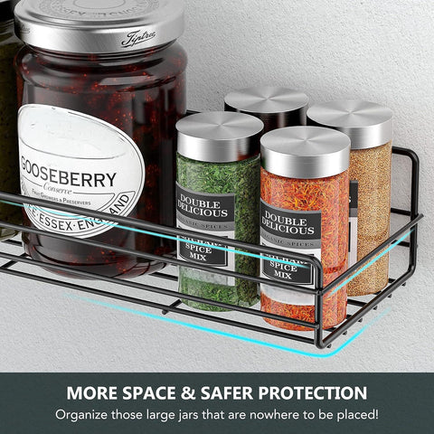 Moforoco rustproof carbon steel frame keeps spices ready in busy kitchens.