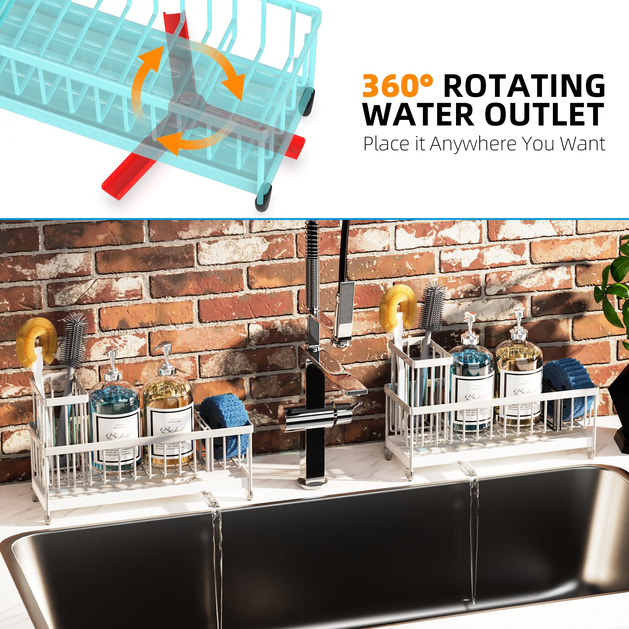 Moforoco sponge holder demonstrates simple setup and convenient sponge storage.