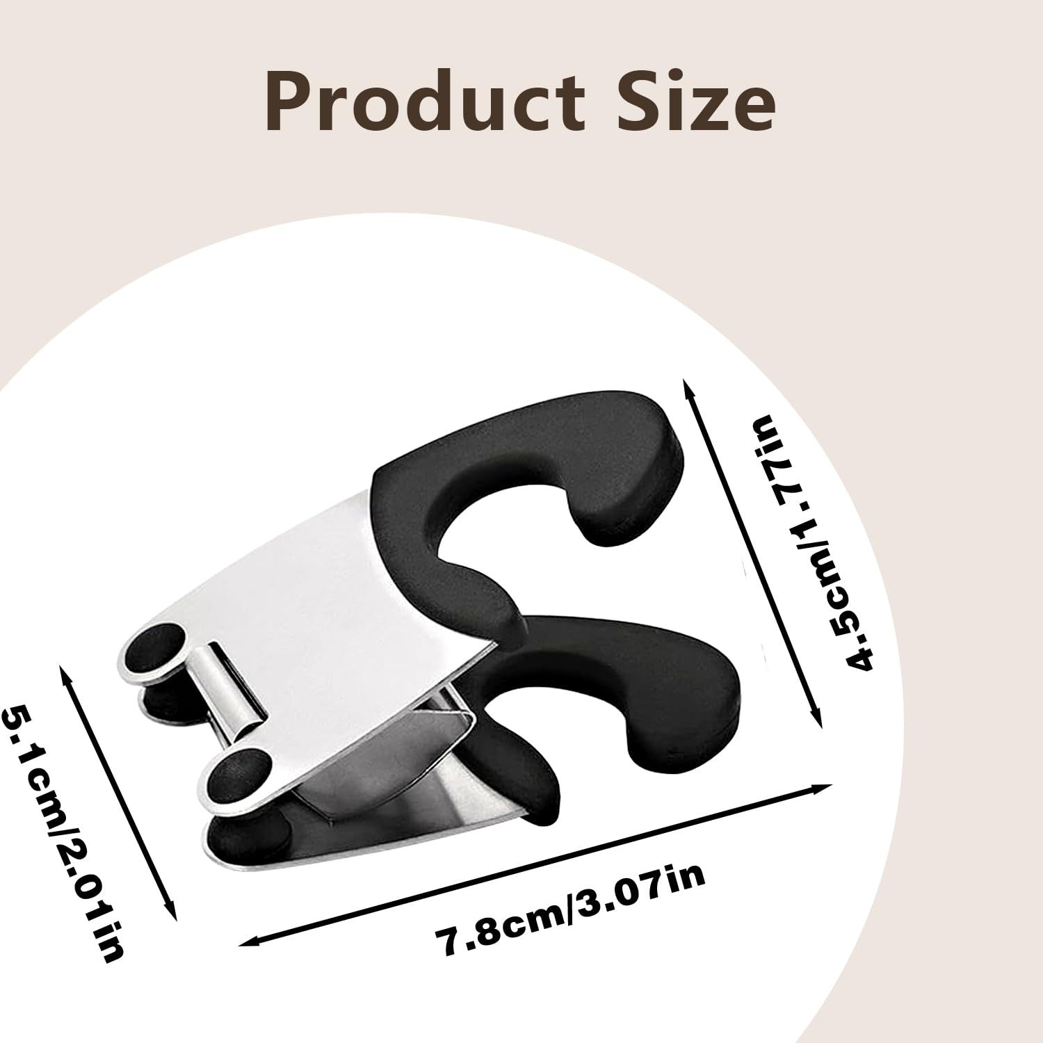 MogPnaMau anti-scald silicone grip pot holder sits ready on counter.