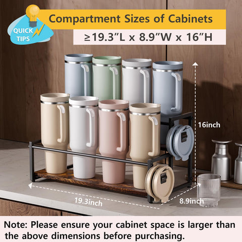 MOJOHAND lid storage compartments keep caps neatly organized for quick access