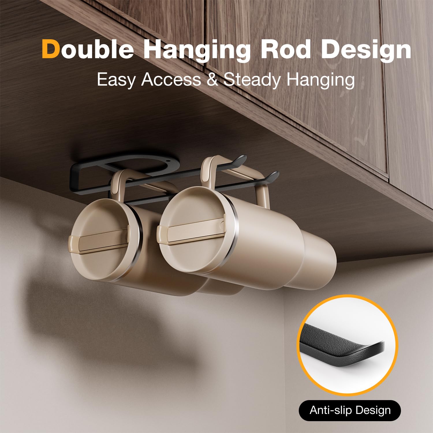 MOJOHAND compact rack measures 10.3 x 3.3 inches for tight spaces