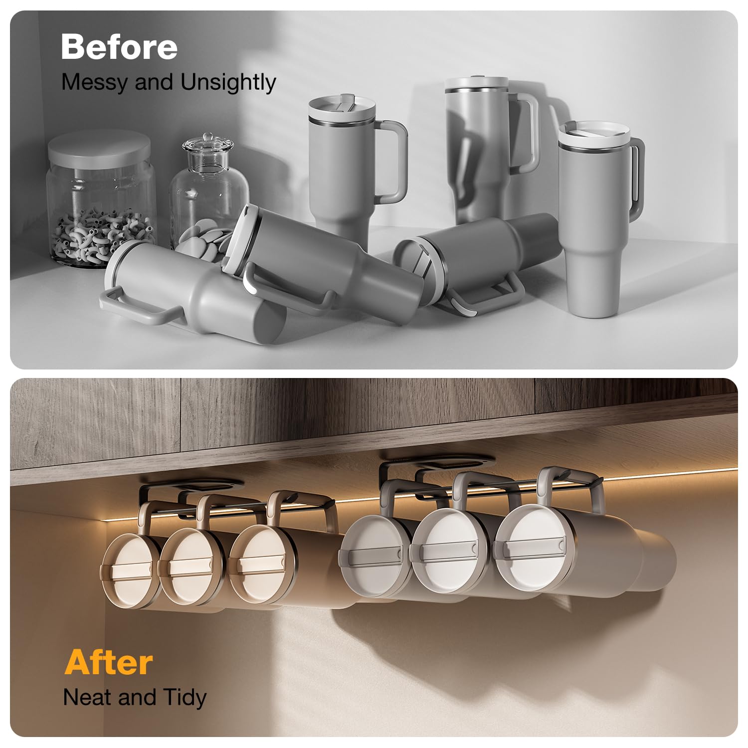 MOJOHAND rustproof metal construction protects bottles and maintains durability