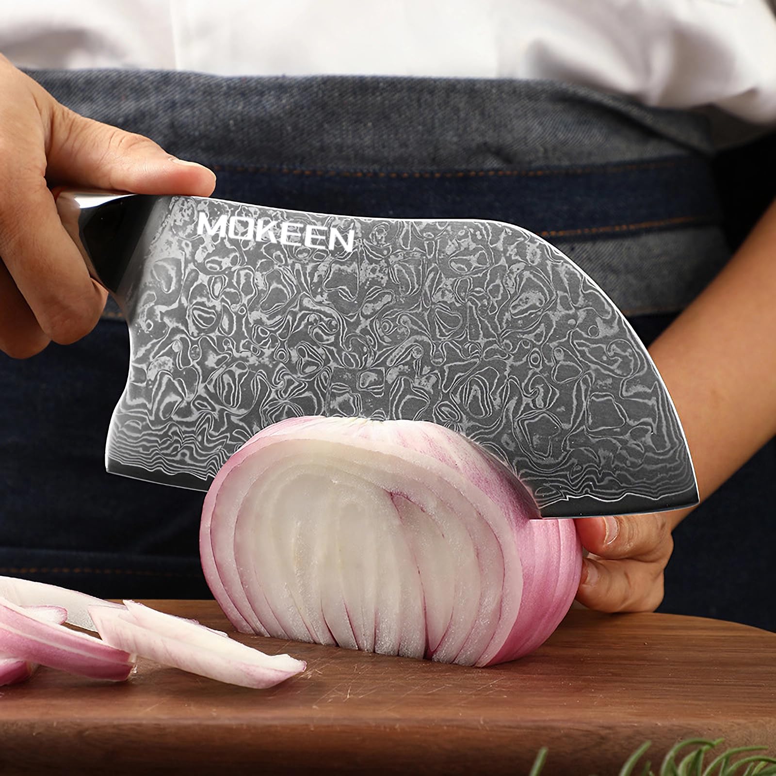 MOKEEN cleaver sharp edge durability for long lasting performance