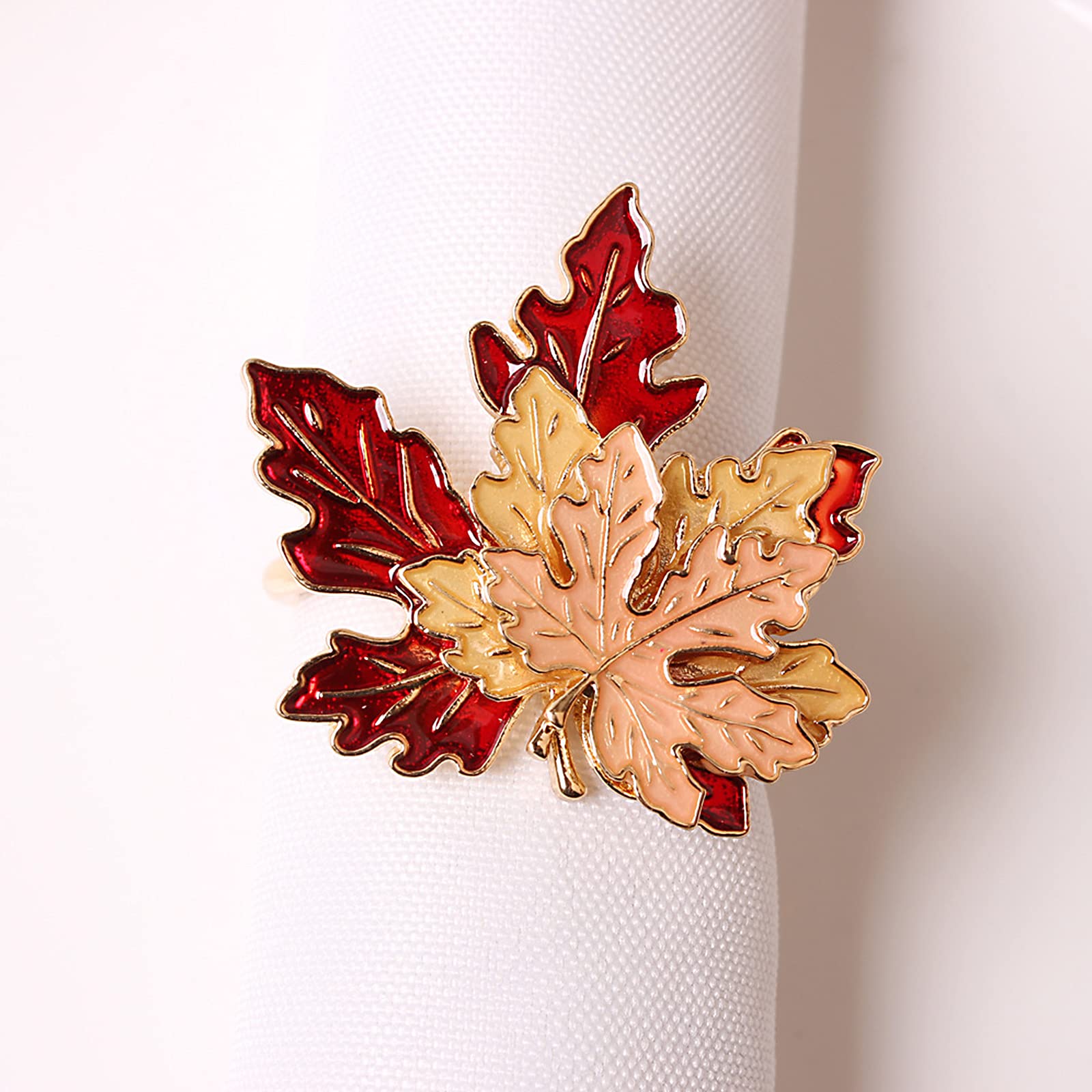 Mokylor maple leaf napkin ring storage when not in use.