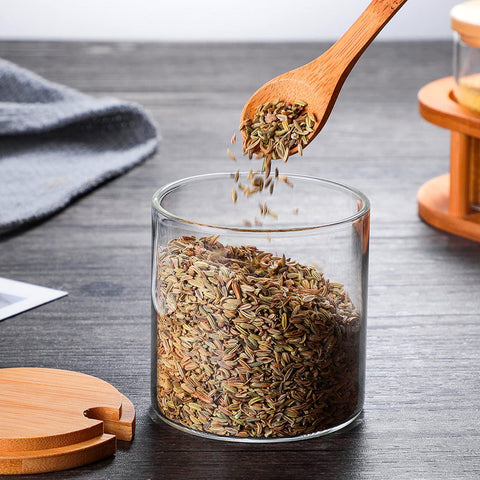 MOLADRI versatile condiment storage canister for salt, sugar, and spices