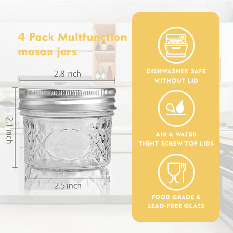 MOLADRI stackable glass jar on shelf saves space and simplifies pantry organization.