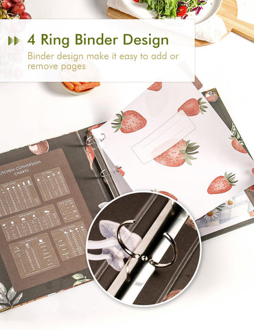 Molekaus twelve dividers create organized sections in your binder.
