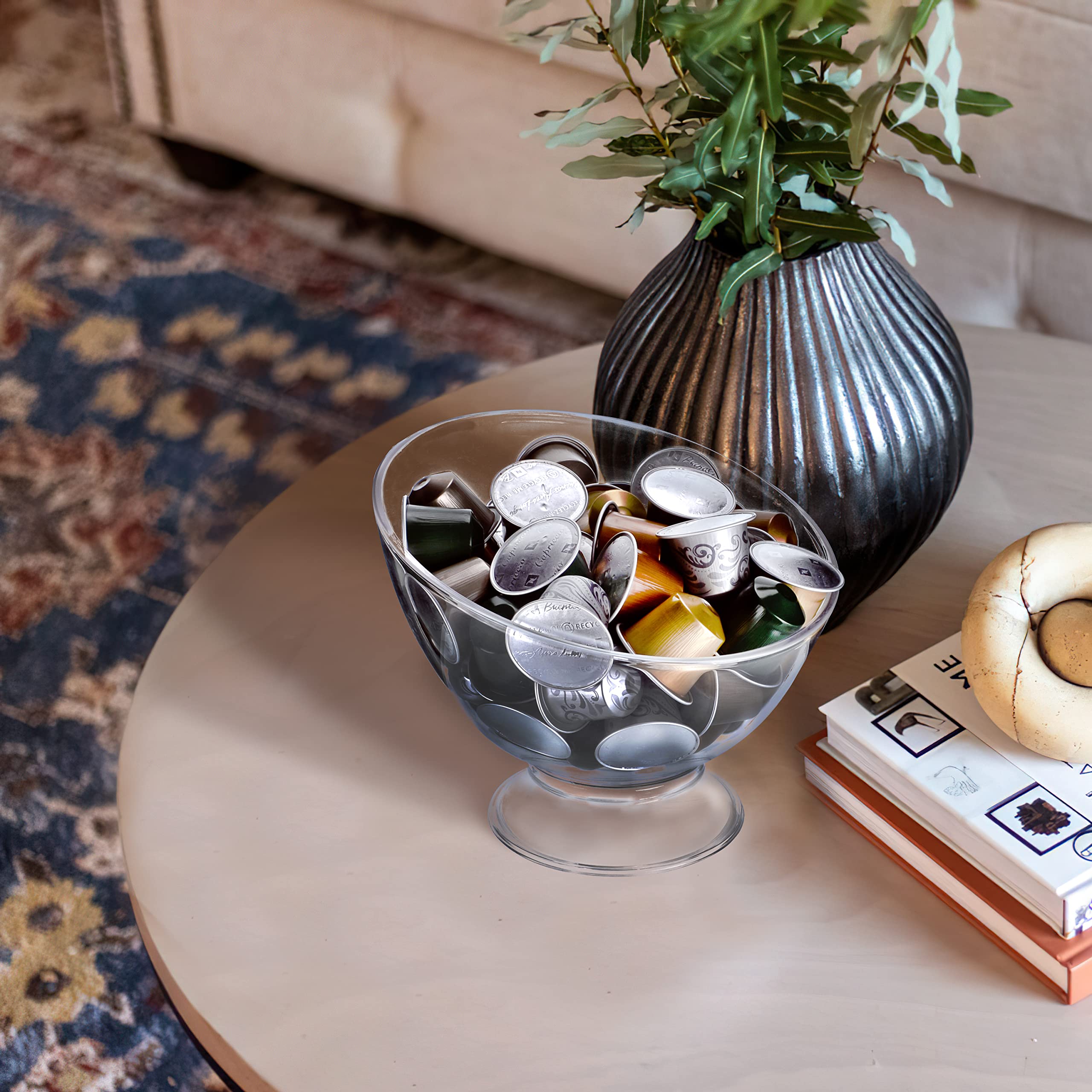 MOLFUJ coffee station organizer surface keeps cups at hand.