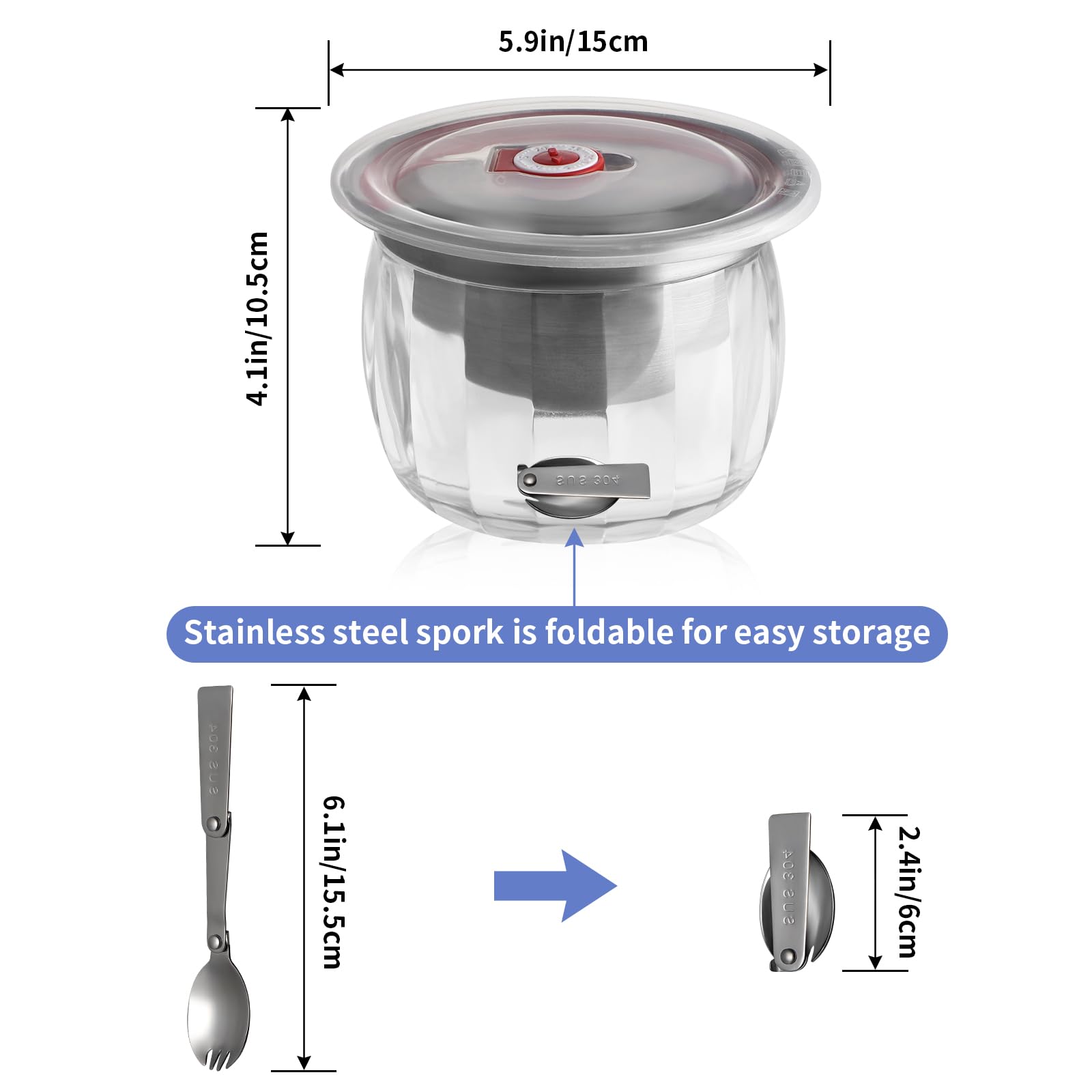 MOLIGOU dip bowl with lid protects dips from contaminants.