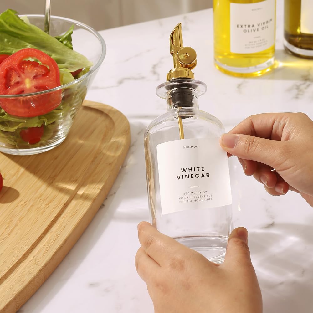 Molimoli 350 ml bottles on countertop provide easy access.