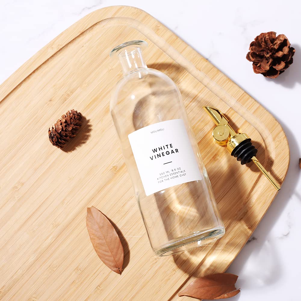 Dust-sealing cap on Molimoli pourer keeps contents fresh
