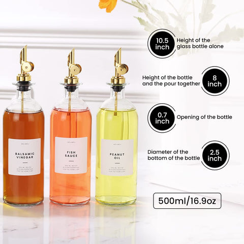 Two Molimoli glass bottles in a 2-pack ready for kitchen use