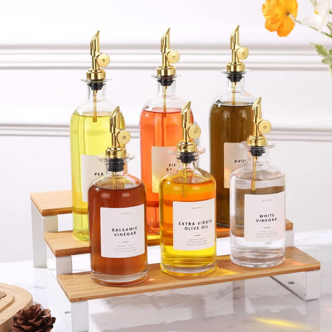 Molimoli versatile bottles suit olive oil, vinegar, syrups, and sauces