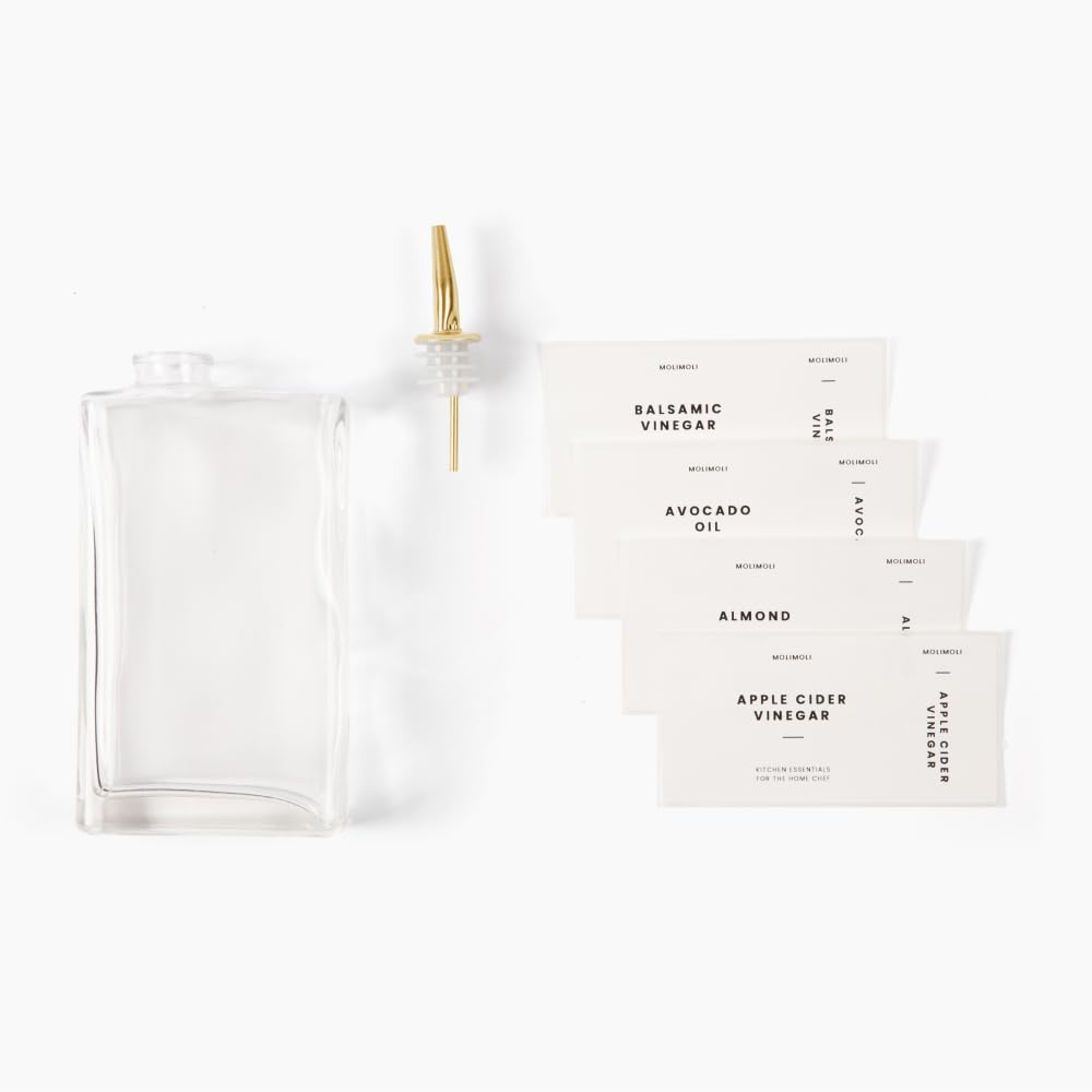 Molimoli kitchen scene showcases elegant organization and accessible liquids.