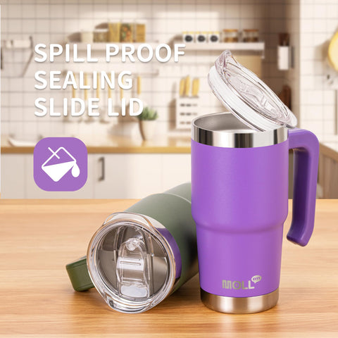 Mollcity 304 stainless steel inside and out keeps beverages safe and fresh