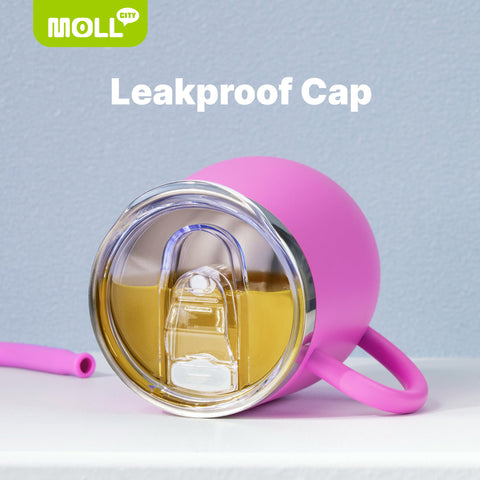 Mollcity 18/8 stainless steel is BPA-free and durable.