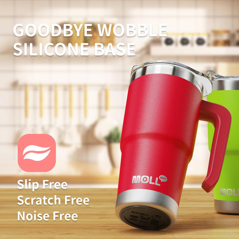 Mollcity Kids Tumbler vacuum insulation keeps drinks cold or hot during travel