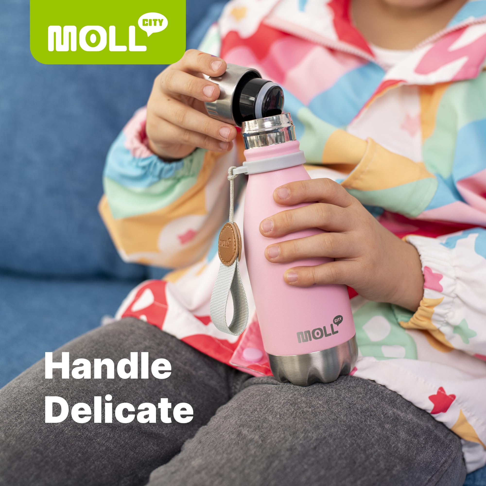 Mollcity leak-proof design prevents spills in bags and desks.