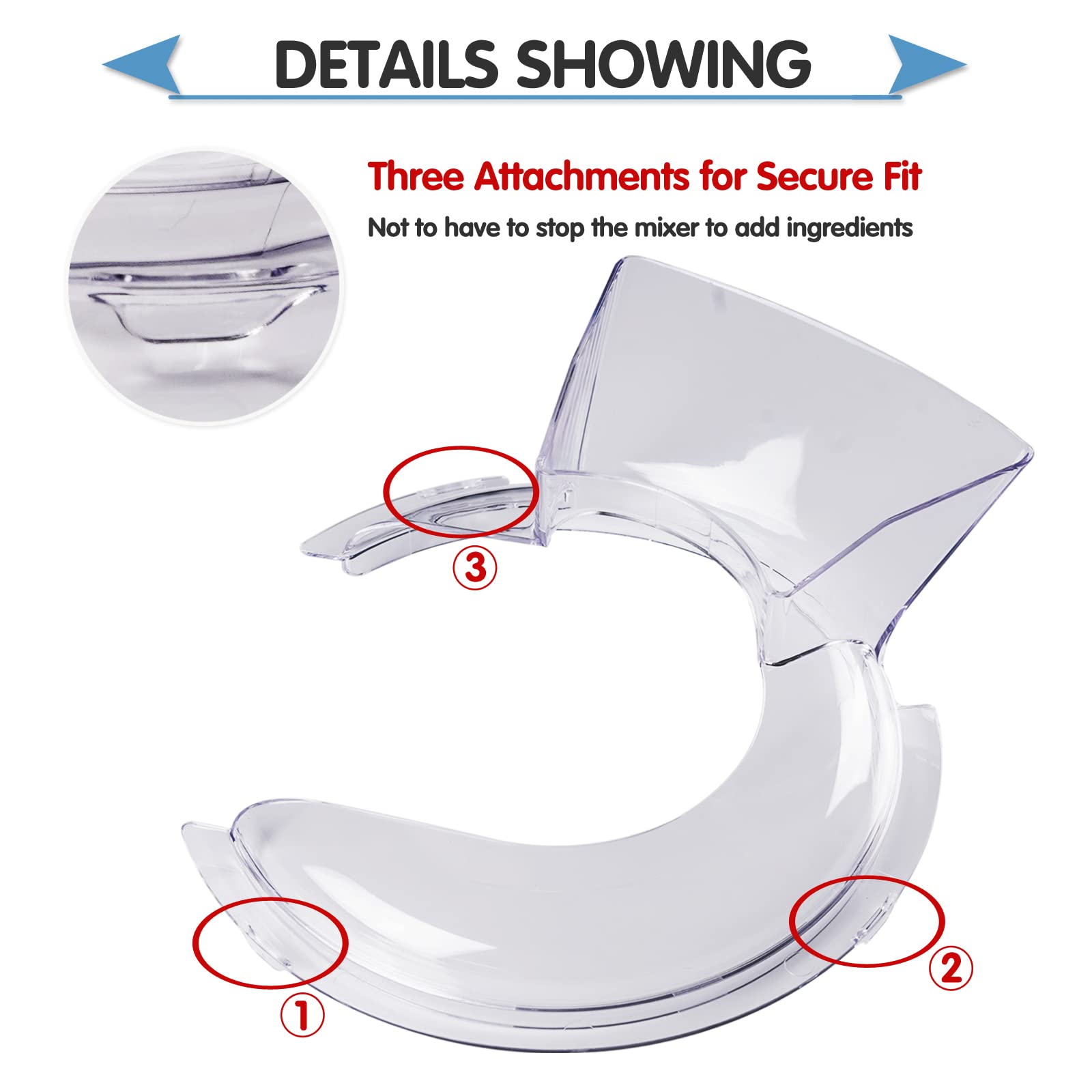 Moloudan countertop-mess reduction; keeps workspace tidy during busy baking sessions.