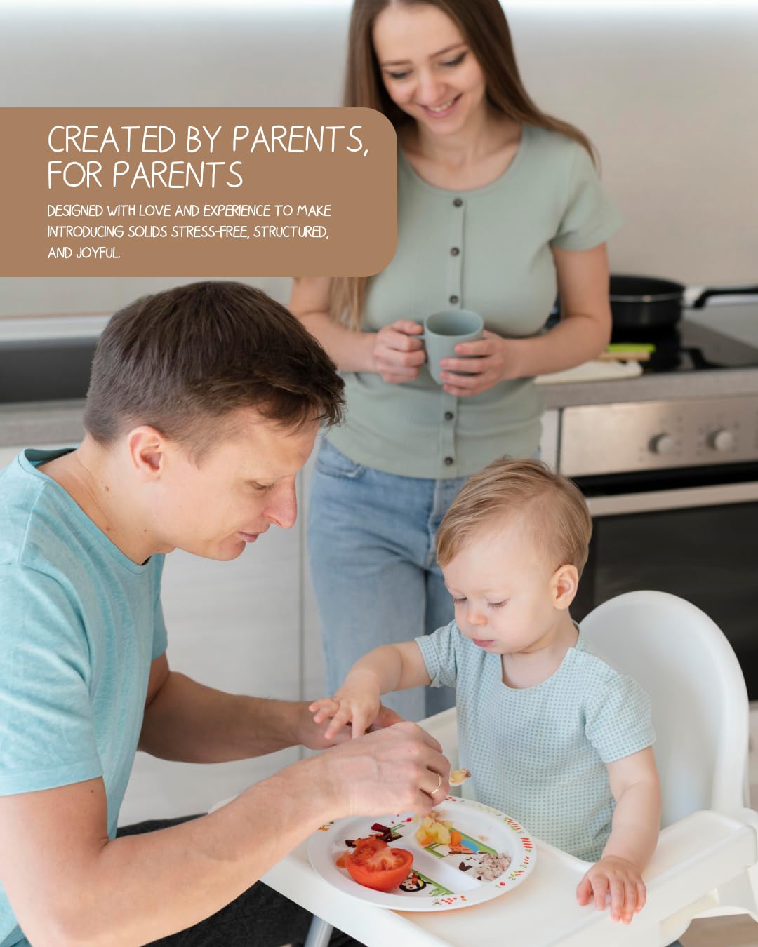 MOMMY'S GUIDE board size 35 by 25 cm ensures clear visibility.