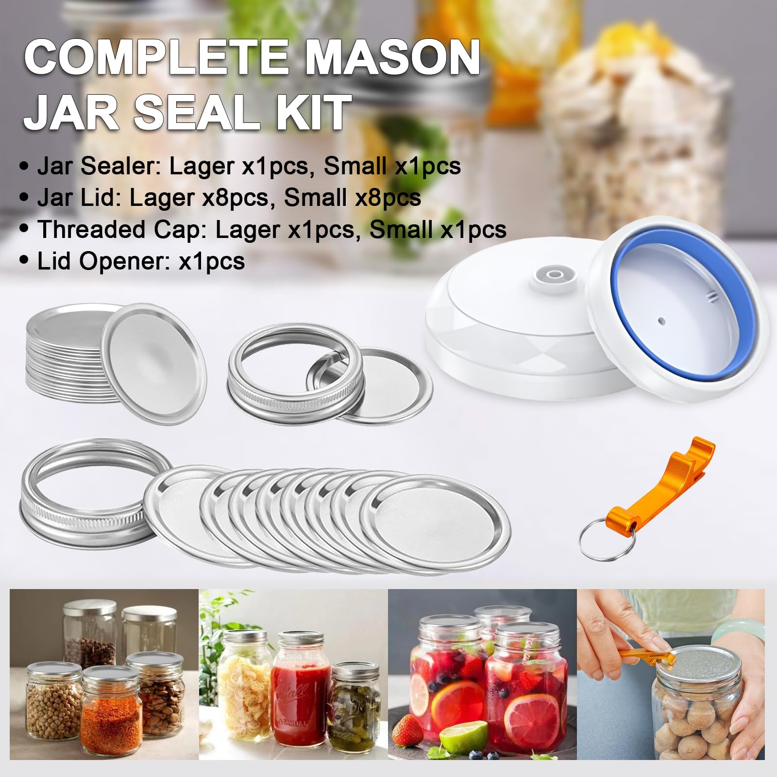 MOMODA 57-piece all-in-one kit organized for efficient meal prep.
