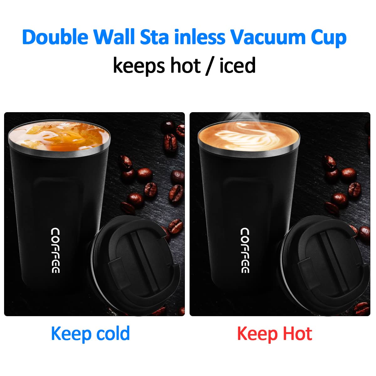 MOMSIV mug offers one-hand drinking with flap opening for easy sipping.