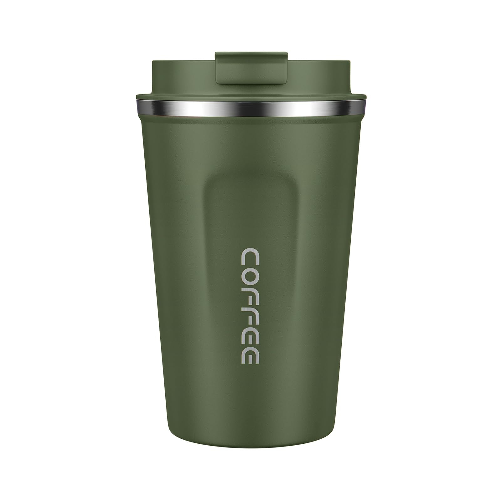 MOMSIV 12oz travel mug with leakproof lid keeps beverages secure during travel