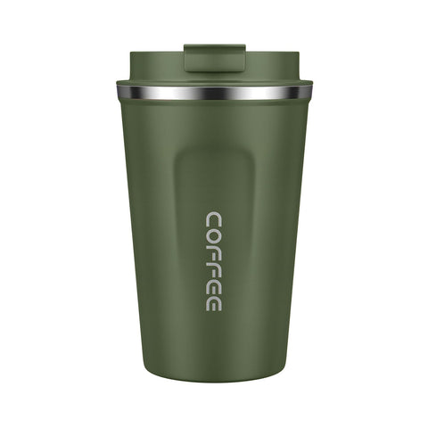 MOMSIV 12oz travel mug with leakproof lid keeps beverages secure during travel
