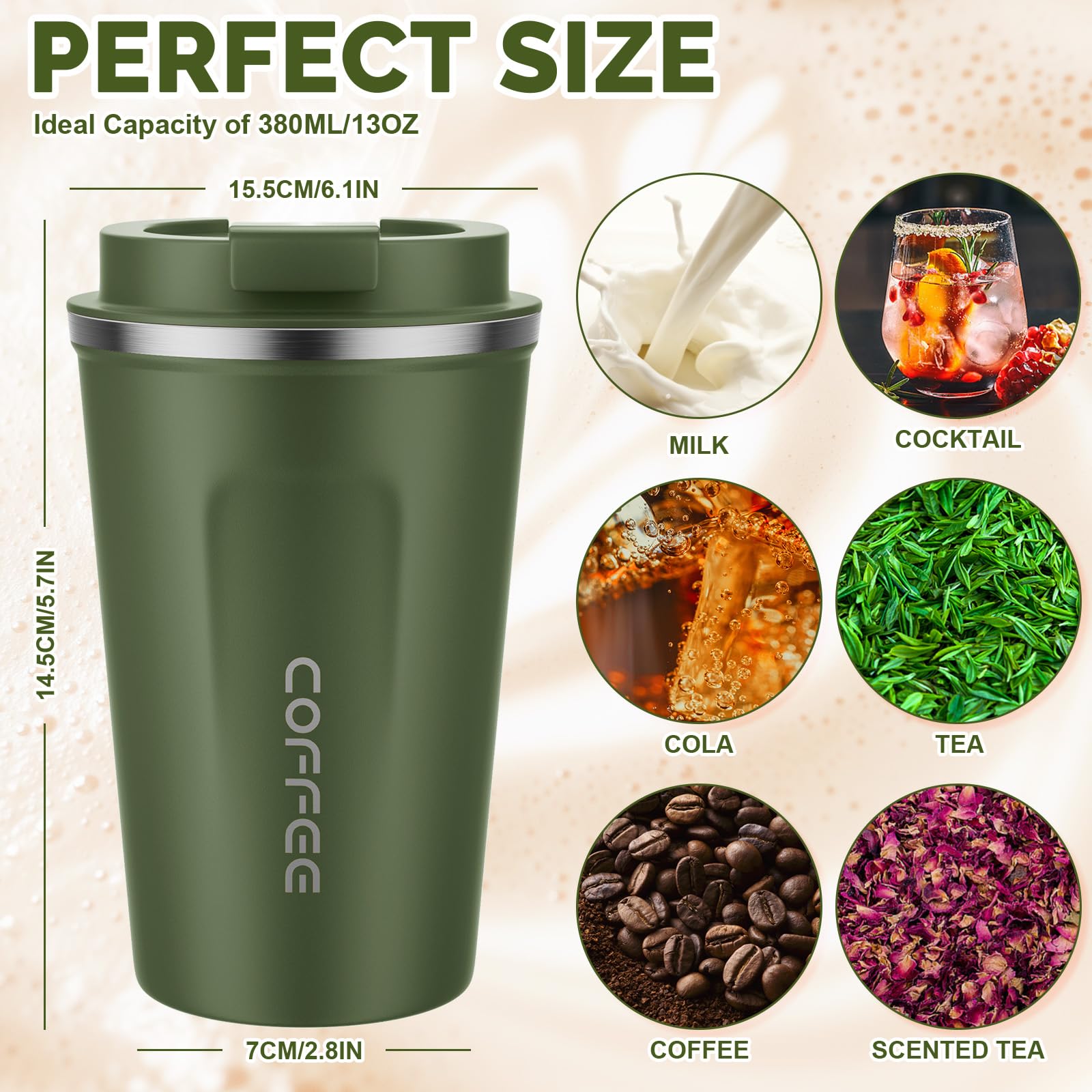 MOMSIV double-walled stainless steel maintains temperature for on-the-go drinks